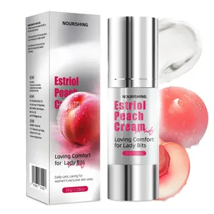 Silky Peach Cream for Women, Daily, Bio-Equivalent Estrogen Cream, Menopause Relief for Vaginitis and Vulvar Pruritus, 30ML Bottle
