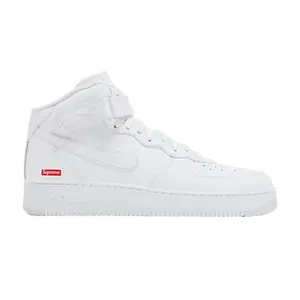 Nike Supreme x Air Force 1 Mid 'Box Logo - Triple White'