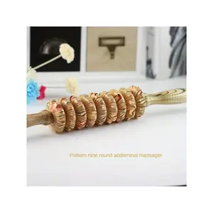 Summer Comfort Manual Wooden Roller Massager , Muscle Release Roller, Manual Massage Tool for Fascia Cellulite, Lightweight Body Care Massager, Based bodyworks, Body Care Products