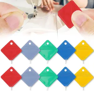 10 Pack Automatic Hand Sewing Needle Threader for Small Eye Needles, Easy Threading Tool