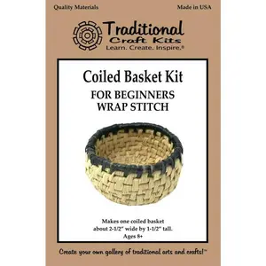 Coiled Basket Kit for Beginners - Wrap Stitch