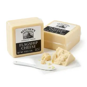 Beecher's Handmade Flagship Cheese Bundle - Two 1lb Blocks (2 lbs Total) | Award-Winning Aged Artisan Cheddar