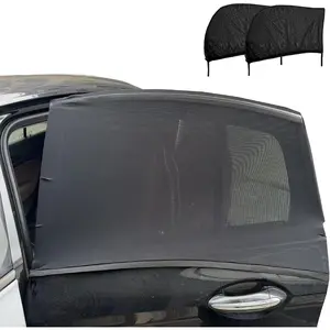 Rear Window Screens for Side Windows, 2 Pack Side Window Sun Shades,Stretchy Mosquito Net Cover Fit  SUVs - Up to 36.22"x55.1"