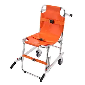 VEVOR Manual Stair Chair, 350 lbs Load Capacity, Foldable Emergency Stair Wheelchair with 4 Wheels, Portable Transport Stair Chair Ambulance Firefighter Evacuation Use for Elderly, Disabled TransferVEVOR Super Brand Day
