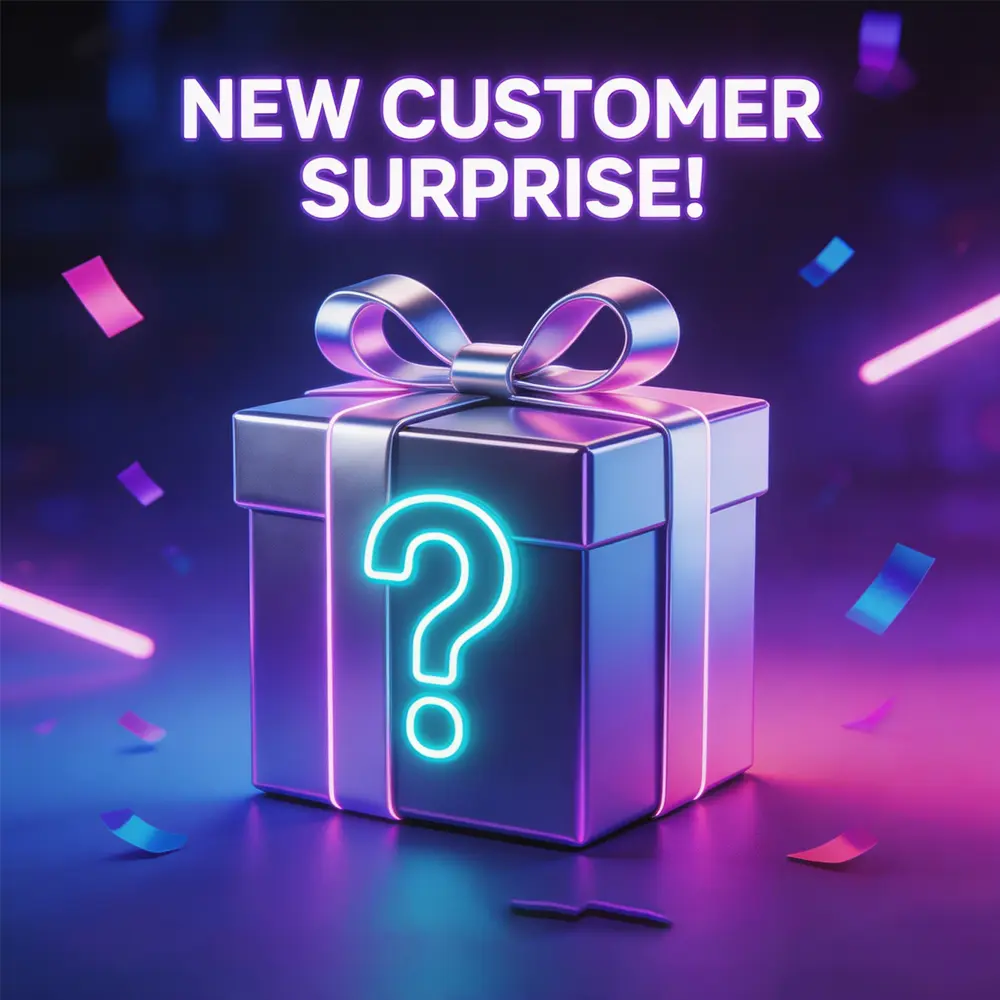 New customers will receive a random surprise gift 100%