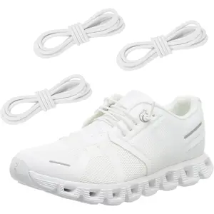 3 Pairs Elastic Shoelaces Replacement for  Cloud Running Shoes,Stretch Oval Shoe Strings for Sneaker