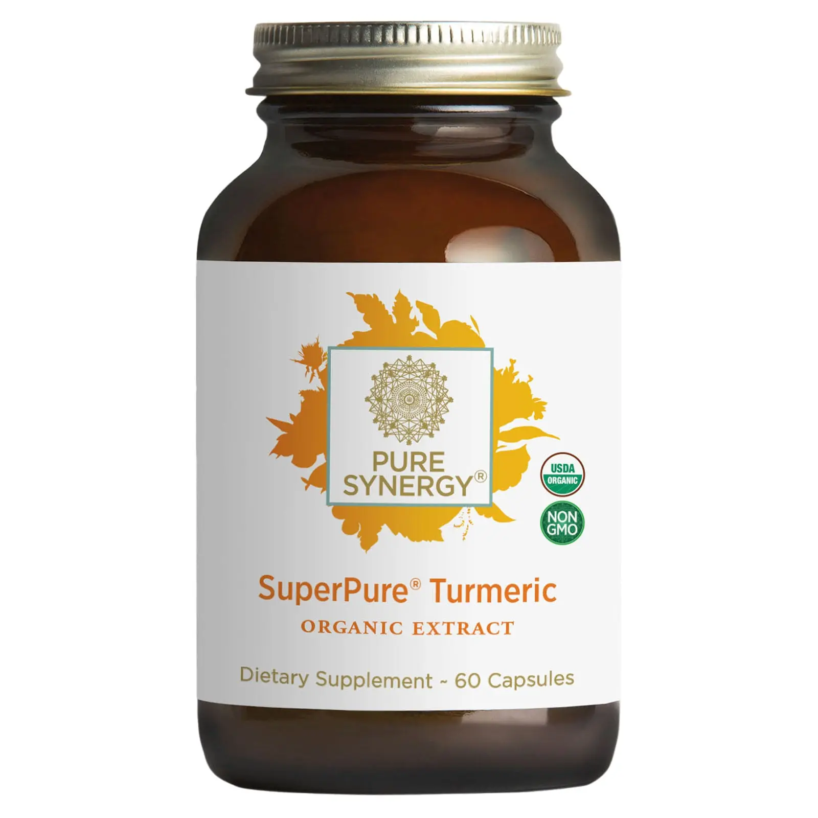 Pure Synergy SuperPure Turmeric, 60 Capsules