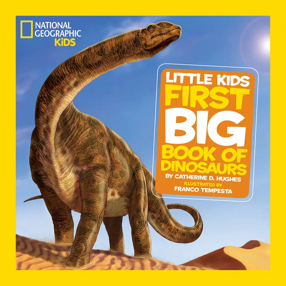 Used Hardcover Book - National Geographic Little Kids First Big Book of Dinosaurs by Catherine D. Hughes (English) - Dinosaurs Fun Facts, Age Appropriate Information for 4- to 8-Years-Old Kids
