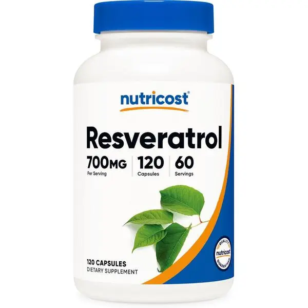 Nutricost Resveratrol 700mg, 120 Capsules - Vegan, Gluten Free, Non-GMO