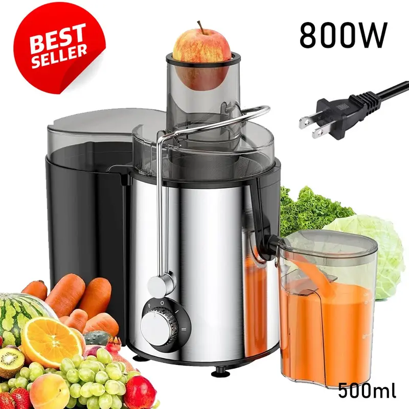 Home Use Multi-function Electric Juicer with Feed Chute for Whole Fruits and Veg . Juice Jug,BPA-Free, Easy to Clean Large Capacity