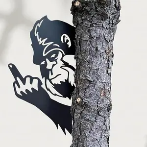 Hide-and-Seek Metal Sign - Animal Wall Decor Sign, Metal Sign Suitable for Gardens and Farms Signage Rustic Farmhouse Design Gift