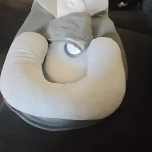 Baby Feeding Pillow,1 Anti Overflow Feeding Pillow for Reducing Spit-Up, Safety Nursing Pillow, Baby Lounger Reflux Wedge Breastfeeding, Removable top and Bottom