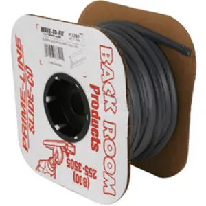 Prime Line P 7792 Vinyl Glazing Spline, Gray