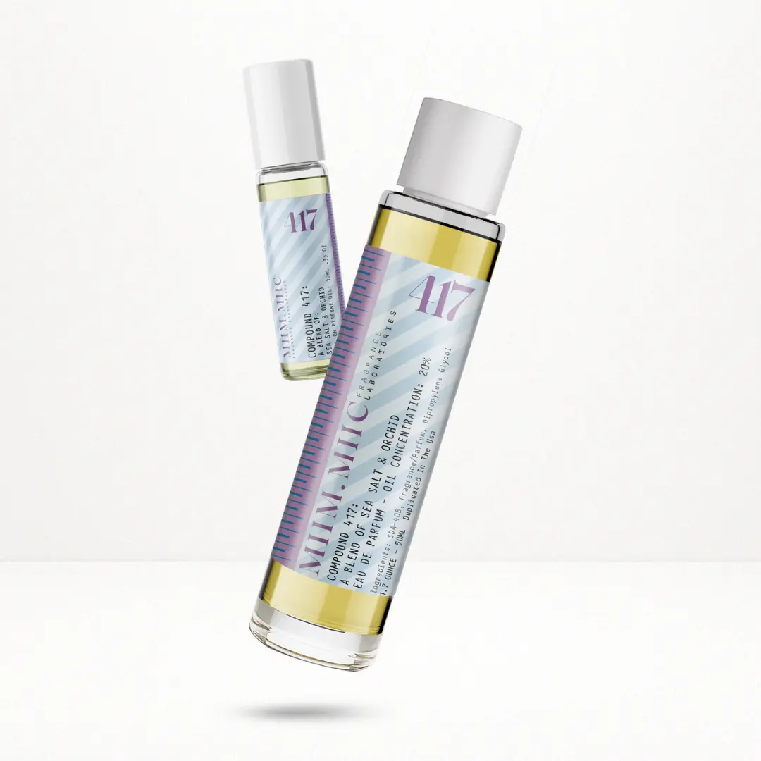 No 417 SEA SALT & ORCHID Duo EDP and Roller Set