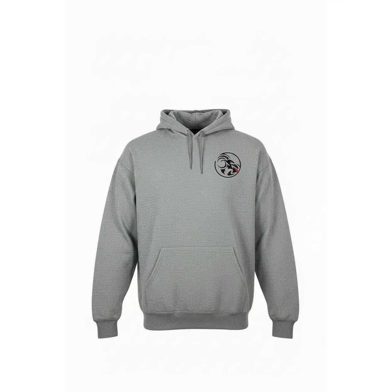 Men's Controlled Attitude Naughty Goat Hoodie - Long-Sleeved Pullover, Unisex Fit, Bold Logos, Casual, Heavyweight, Outdoor Warmth, Stays Structured, All Seasons