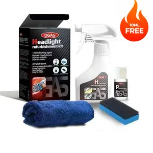 OGAS 180ml Car Headlight Refurbishing Liquid DD-0031A Heat Humidity Resistant Crystal Plating Solution for Car Light Repair Maintenance Beauty Decor Essentials