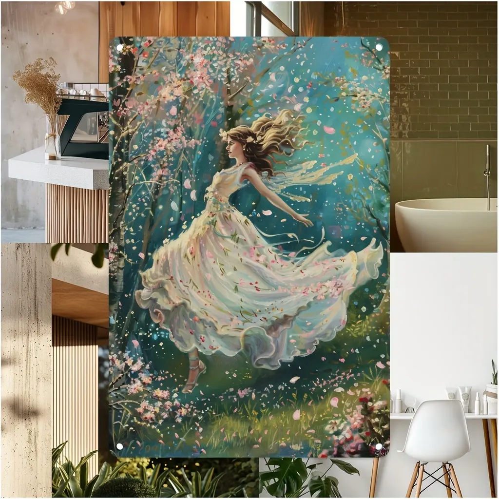 Enchanting Fairy Scene Aluminum Poster - Perfect For Home, Office, Or Bar Decor | Ideal Gift For Birthdays, Anniversaries & More