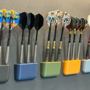 Dartboard Stand Sleek Design Hidden Screw Installation Holds 3 Darts Wall Mounted Dart Storage Organizer Fits Most Standard Dartboards Home Game Room Man Cave Living Room Decoration Space Saving Sturdy Easy to Install Dart Holder