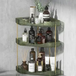 Lifewit Bathroom Counter Organizer Makeup Corner Stand with Perfume Tray