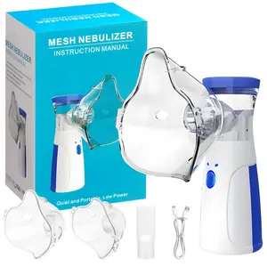 Portable Nebulizer Silent Mesh Inhaler with Self-cleaning, USB-C Charging, And Compact Design Ideal for Travel Use to Relieve Asthma, Cold, And COPD Symptoms