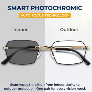 Auto-Adjusting HD Reading Glasses, Computer Anti Blue Light UV Ray Filter Eyeglasses