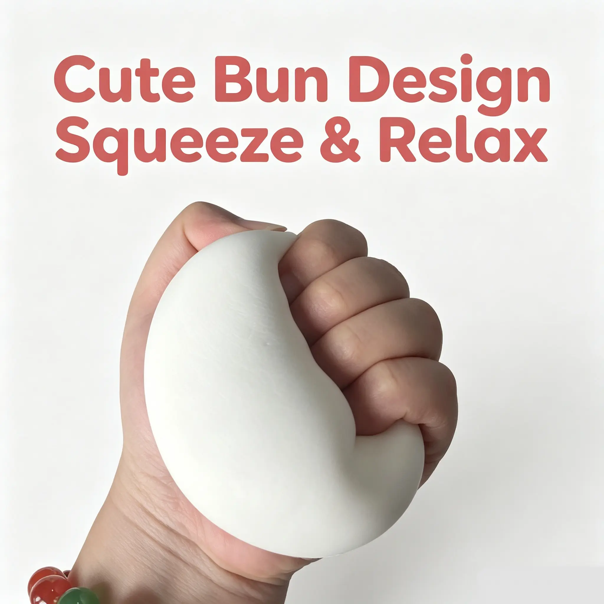 Bun & Steamed Bun Squishy, Desktop Stress Relief Fidget Toy. Slow rising & super soft squeeze decompression toy with moist soft texture, perfect for home and office desk decor. birthday party favor gift