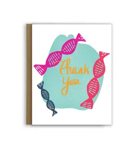 Science Thank You card | DNA Thank You Card