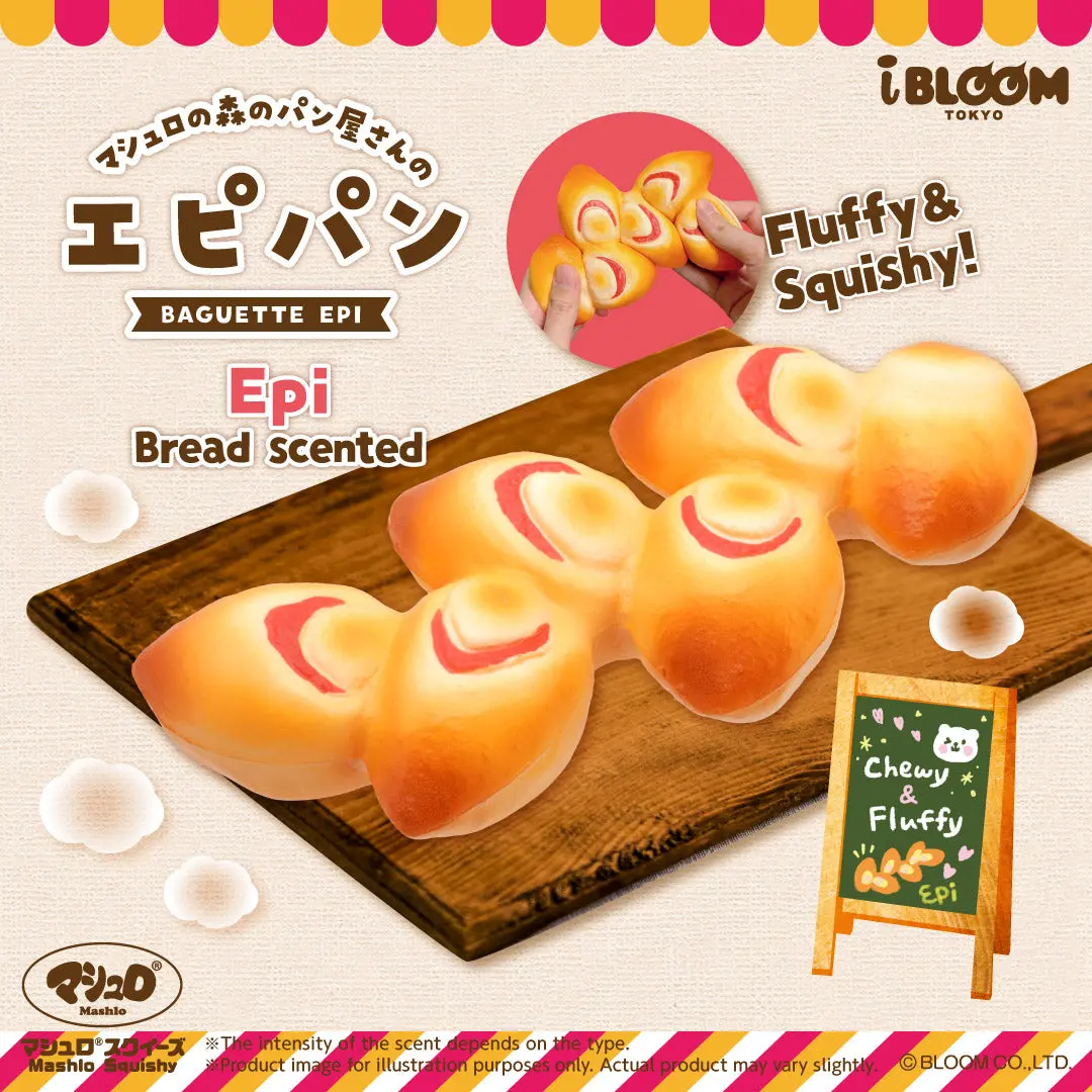 iBloom Squishy Baguette Epi Kawaii Soft Scented Slow Rising Stress Relief