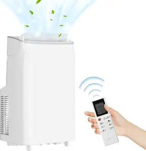 Quiet Portable AC - 12000 BTU White WiFi Room AC Unit with Remote Control, Dehumidifier, Circulating Fan, Sleep Mode, Convenient Operation for Cooling Rooms Up to 550 Sq Ft