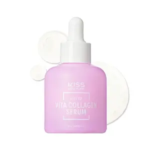 Kiss New York Vita Collagen Serum - Korean Anti-Aging Firming Ampoule with Vitamin A & Hydrolyzed Collagen