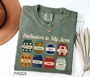 Comfort Colors® Inclusion Is My Jam Shirt, Special Education Teacher Autism Awareness, Autism Teacher, Inclusion Teacher, Neurodiversity Tee