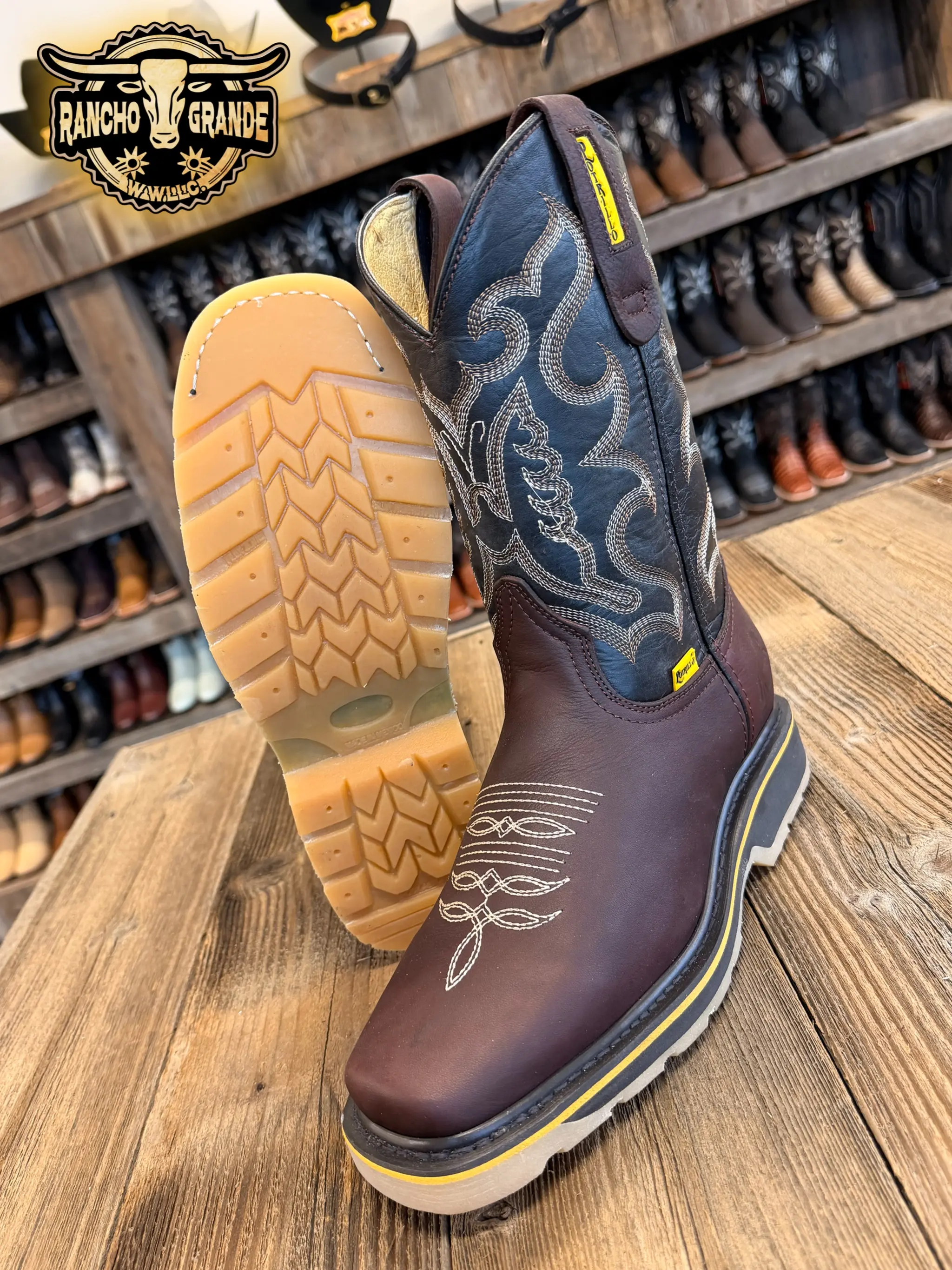 Botas de Trabajo para Hombre Resistentes Aceite y Resbalones / Men's Work Boots Oil & Slip Resistant