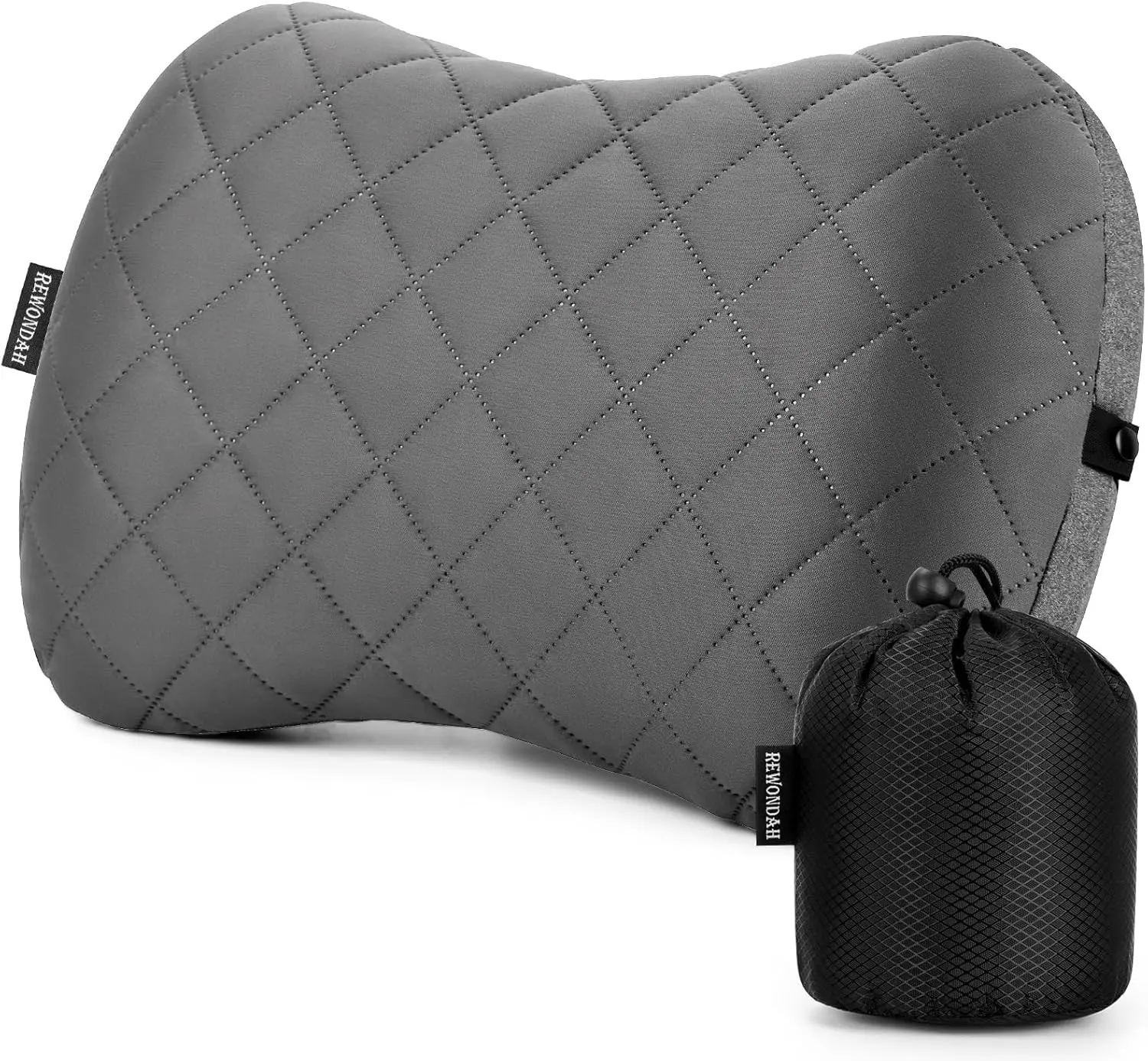 Inflatable Camping Pillow –Compact, Ultralight Blow Up Backpacking Pillow with Removable Cover, Ultimate Comfort for Camp, Travel, and Easy to Inflate