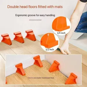 Wood Flooring Installation Tools Set, 20-Piece Home Use Convenient Floor Padding Kit, Easy DIY Flooring Setup