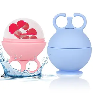 2 Pack Ice Roller for Face, Face Ice Roller for Women Face Neck Body and Eye, Ice Face Roller Tones Skin Eliminates Puffiness Ice for Face Ice Mold (Pink Blue) IMPORX