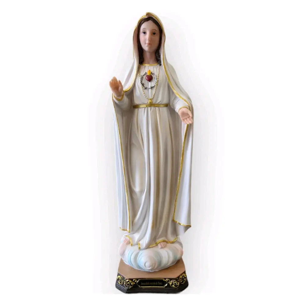 Inmaculado Corazon de Maria 12" Inches Tall Mother Mary Estatua Brand New Religious