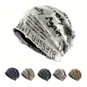 Unisex Slouchy Beanie Hat – Lightweight Vintage Knit Cap for Spring and Autumn, Casual Comfortable Style for Daily Wear