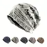 Unisex Slouchy Loose Knit Beanie Hats - Lightweight Vintage Charm, Relaxed Fit, Portable, Casual Outings Sun Protection, Multiple Colors (White & Grey)