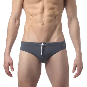Parke & Ronen Grey Solid Meridian Swim Bikini