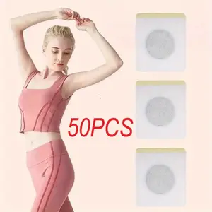 50-Piece Belly Button Patch Set, Abdominal Firming Tape, Adhesive Fixation, Ideal for Home, Sports, Travel, Office Use, Tightening