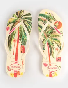 HAVAIANAS Slim Summer Bliss Womens Flip Flops