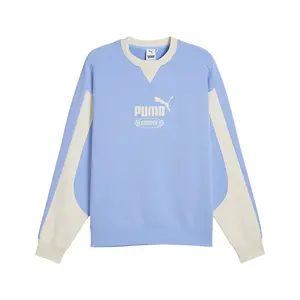 PUMA Mens X Kidsuper Crew Neck Sweater Casual - Blue