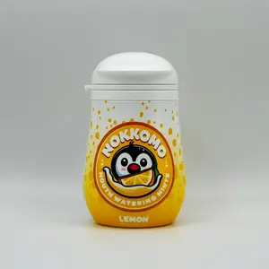 Nokkomo Mints Lemon Fizzy Mints for Cottonmouth Relief Refreshing Citrus Flavor Fizzy Tangy Snack Candy
