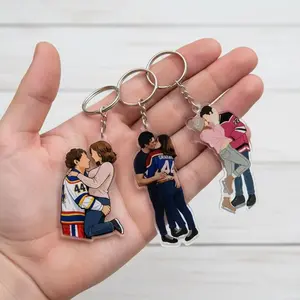 Briar University Graham 44 Hockey Keychain, Off-Campus Keychain, Hockey Romance, Briar U Keychain