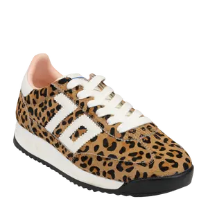 Back 70: BARKLEY JOGGER in LEOPARD CAMEL WHITE Sneakers