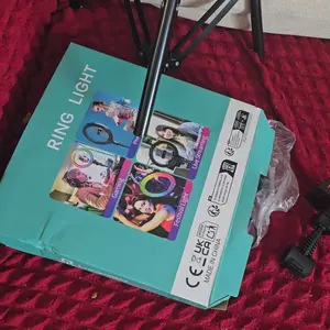 Adjustable 43" Tripod - 10" video lighting, Full Coverage - Suitable For Photography, Makeup, Group Selfies, Meetings, Live Streaming Ring Light, With Flexible Phone Holder And Expandable Phone Stand, Suitable For Selfies And Video Recording tiktokshopbac