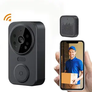Wireless Video Doorbell Camera, Smart Security Doorbell Camera, 1080P, AI Human Detection , Night Vision, Instant Alert, Two Way Audio, 2.4G WiFi Only, Simple Installation and Rechargeable Battery, Cloud Storage, WiFi Camera