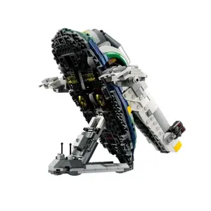 2026 New Arrival 707-Piece Clone Story Series Jango's Starship Building Toy, Suitable for Boys and Girls, Model 75433, Birthday Gift