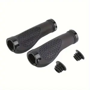 2pcs Bicycle Handlebars, Ergonomic Handlebars, Mountain Bike Handlebars, Rubber Lockable Meatballs