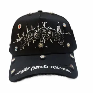 Dandy BLING Hat with Crystal Embellishments & Text Features